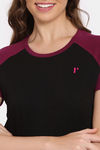 Rosaline Loungewear Top - Black Beauty — thumbnail 5